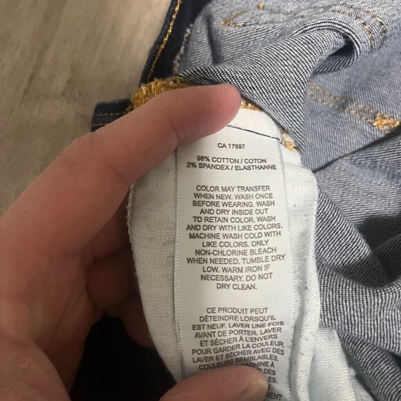 Share Gap 1969 Legging Denim Jeans Women's Size 32R Blue Dark Wash EUC - Picture 5 of 8